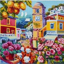 Pace nella piazzetta di Capri    Athos Faccincani    