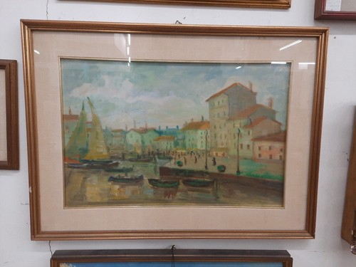Dipinto olio tavoletta - dipinto, su
