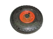 1PZ RUOTA PER CARRELLO PNEUMATICA MM.260 CON CUSCINETTO CERCHIO PLASTICA Ø MM.2: