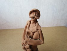 Statuetta Statua IN Terracotta