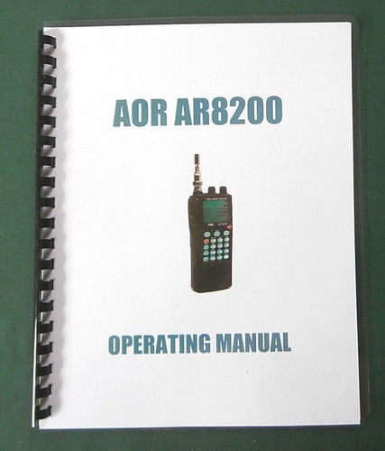 Manuale operativo aor ar8200 - manuale,