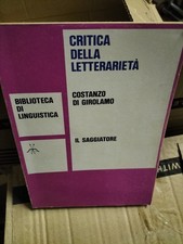 Critica della letterarietà