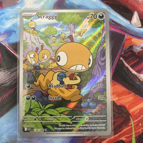 Pokémon scraggy 138 086 - 138/086, sv