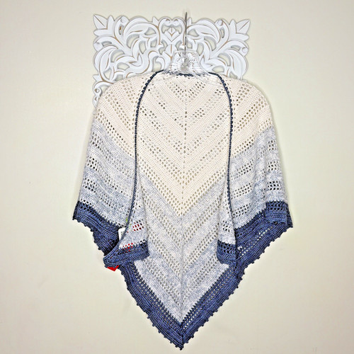 Scialle all uncinetto sarong - scialle, all'uncinetto