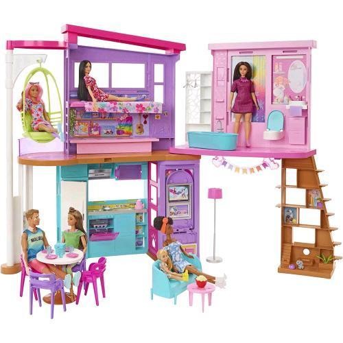 Mattel barbie casa malibu - barbie,