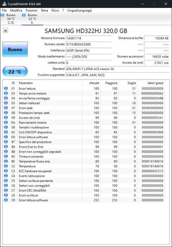 Hard disk samsung hd322hj - disk,