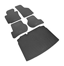 Tappetini IN Gomma E Copri Baule Adatto A per Golf VI Hatchback 2008 fino A 2012