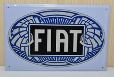 Fiat pubblicità vintage targa