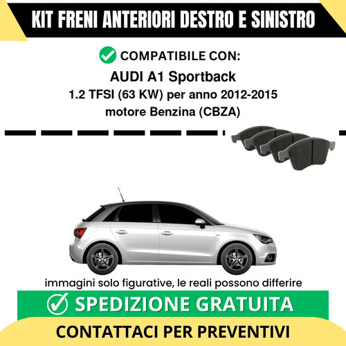 Pastiglie freno anteriori - pastiglie,