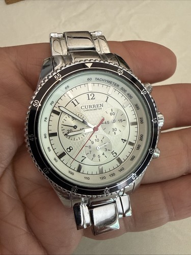 Curren 8055 mens silver - curren,