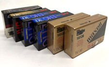 Cassetta Vhs-c vintage 6 tipi