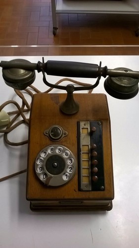 Telefono antico legno - antico, marca