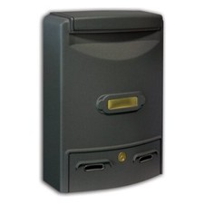 Alubox Cassetta posta con tettuccio (29x10x39cm) EUROPA Grigio ghisa