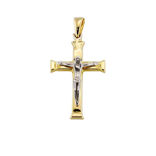Ciondolo pendente croce oro - ciondolo,
