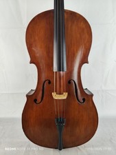 Violoncello 4/4 Carl Koch Franz Joseph Brandenburg 1925 Rock Case Da Restaurare 