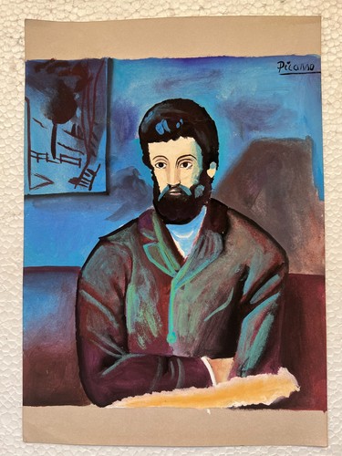 Pablo picasso disegno carta - su,