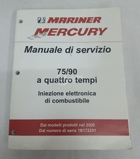 Manuale manutenzione cod. 90/898008F per motori Mercury 70/90 HP 4T nautica