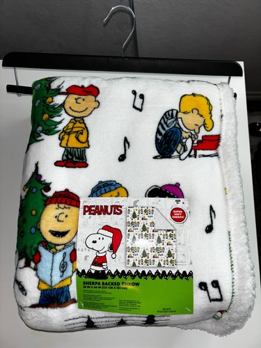 Peanuts sherpa throw coperta - throw,
