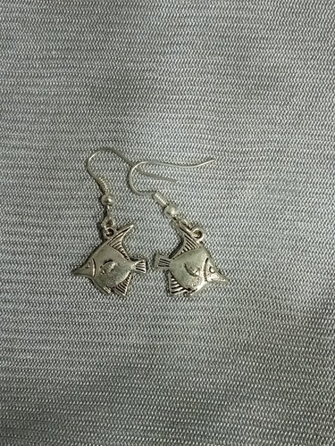 Orecchini pendenti pesce - orecchini, a