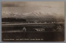 Ebey's Prairie House Whidbey Island Coupeville WA Washington RPPC F1