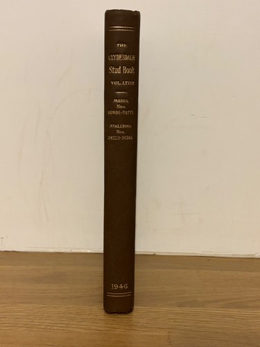 Clydesdale stud book vol - clydesdale,