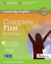 Complete First for Schools Student's Book without Answers with C