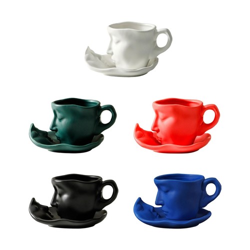 Tazza caffè con piattino - da,