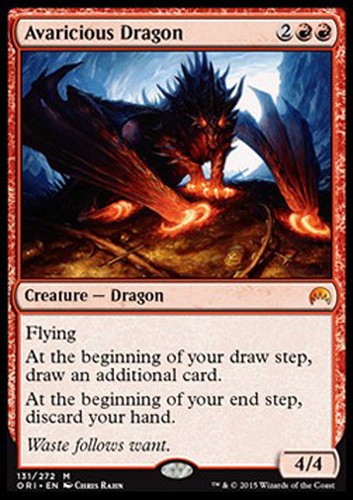 Mtg avaricious dragon - mtg,