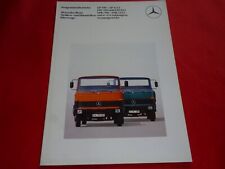 MERCEDES LP LPS LPK 709 - 1113 depliant veicoli stradali e da cantiere 1983