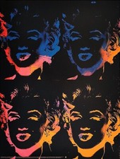 Andy Warhol - Four Multicolore Marylins - te Nuova Edizione - Licensed
