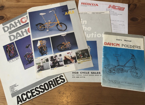 Lotto cataloghi opuscoli dahon - lotto, cataloghi/opuscoli