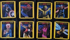 8 bustine di figurine diverse Into the Marvel Universe, Panini
