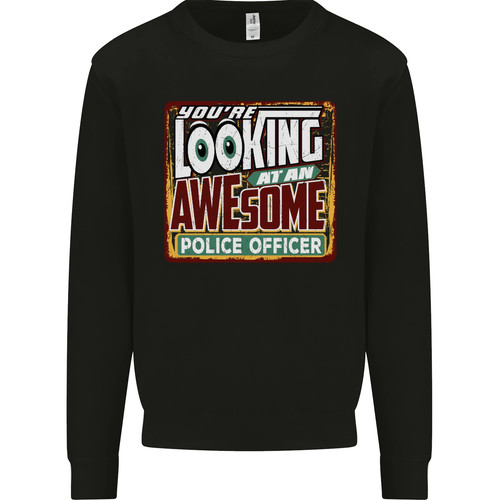 Awdis jh030 felpa uomo officer - felpa,