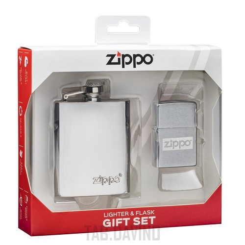 Zippo accendino fiaschetta - fiaschetta, set