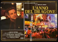 L'ANNO DEL DRAGONE Year of the Dragon SET DI 3 FOTOBUSTE ORIGINALI POSTER 1985