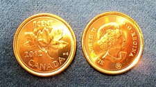GEM BU 2012 Canadian Penny -