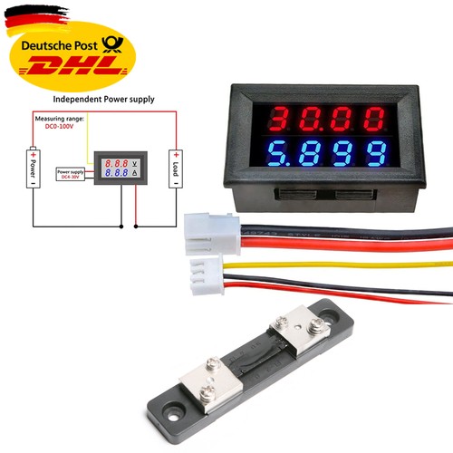 Voltmetro led amperometro - led,
