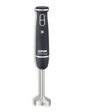 FRULLATORE A IMMERSIONE IN ACCIAIO ZEPHIR ZHC83N CORDLESS RICARICABILE NERO