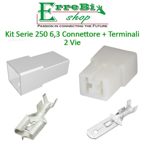 Kit connettore serie - connettore, 6,3