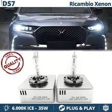 2 Lampadine XENON D5S di RICAMBIO per Citroen DS7 Bianco Lunare 6000K 35W Potent