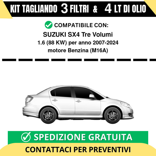 Tagliando per suzuki sx4 tre - sx4,