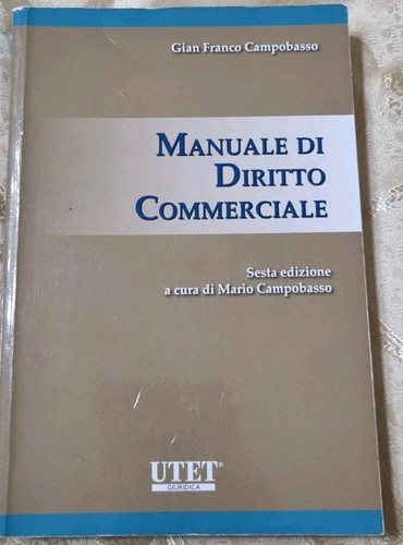 Manuale diritto commerciale - manuale,