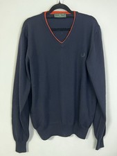 Jersey Fred Perry XL Wool Blue
