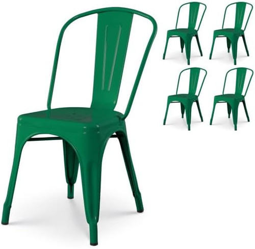 Set sedie in metallo - -,