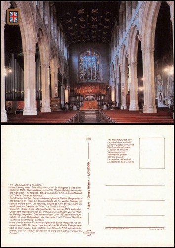 Cartolina londra chiesa - di, s