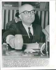 1965 Amintore Fanfani Italian