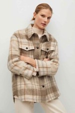 Mango Giacca Corto Marrone