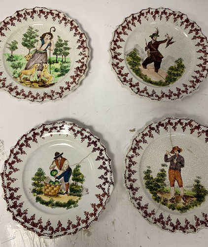Piatti ceramica decorati - piatti, in