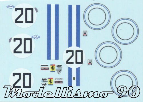 Decal ferrari 275 gtb - decal,