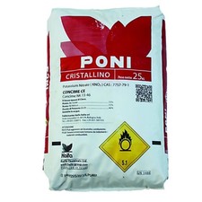 HAIFA PONI CONCIME AZOTO  POTASSIO 25 KG ALBERI ORTO GIARDINI ORTAGGI
